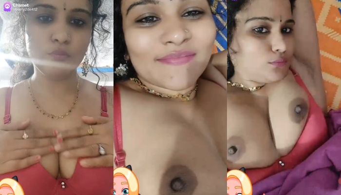 Telugu Sweety Aunty Boobs Nude Chametw Show