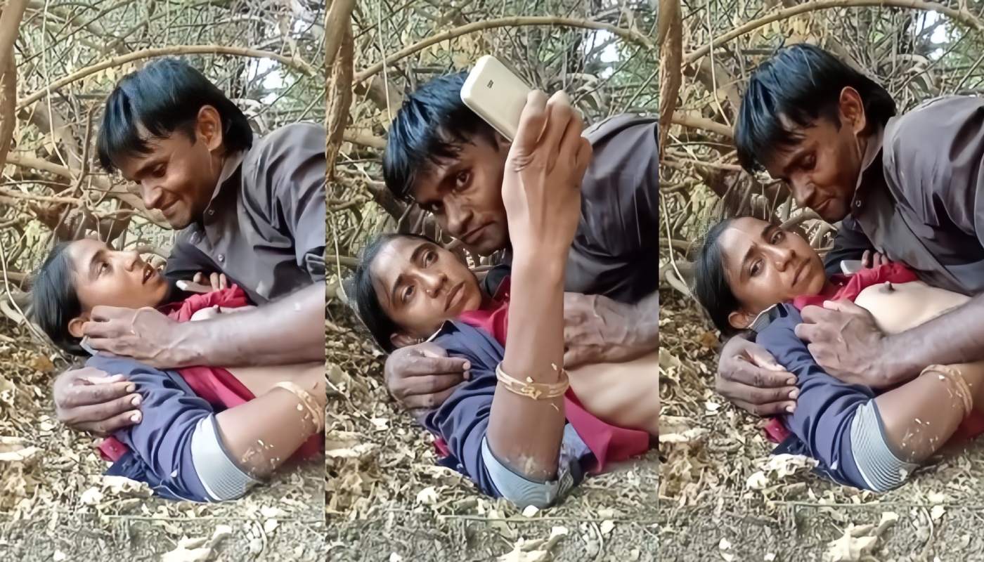 Desi Village Horny Lover Fucking His Girlfriend Outdoor in Jungle in Missionary Position