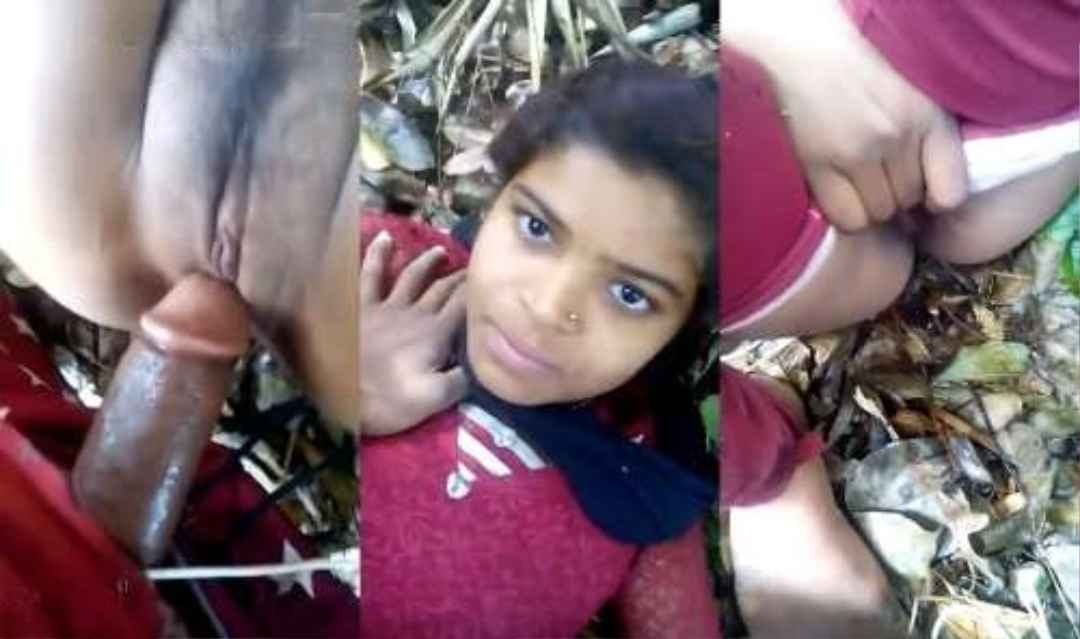 Red Dress Village Girl Saved Sexy Pussy Fucked in Jungle