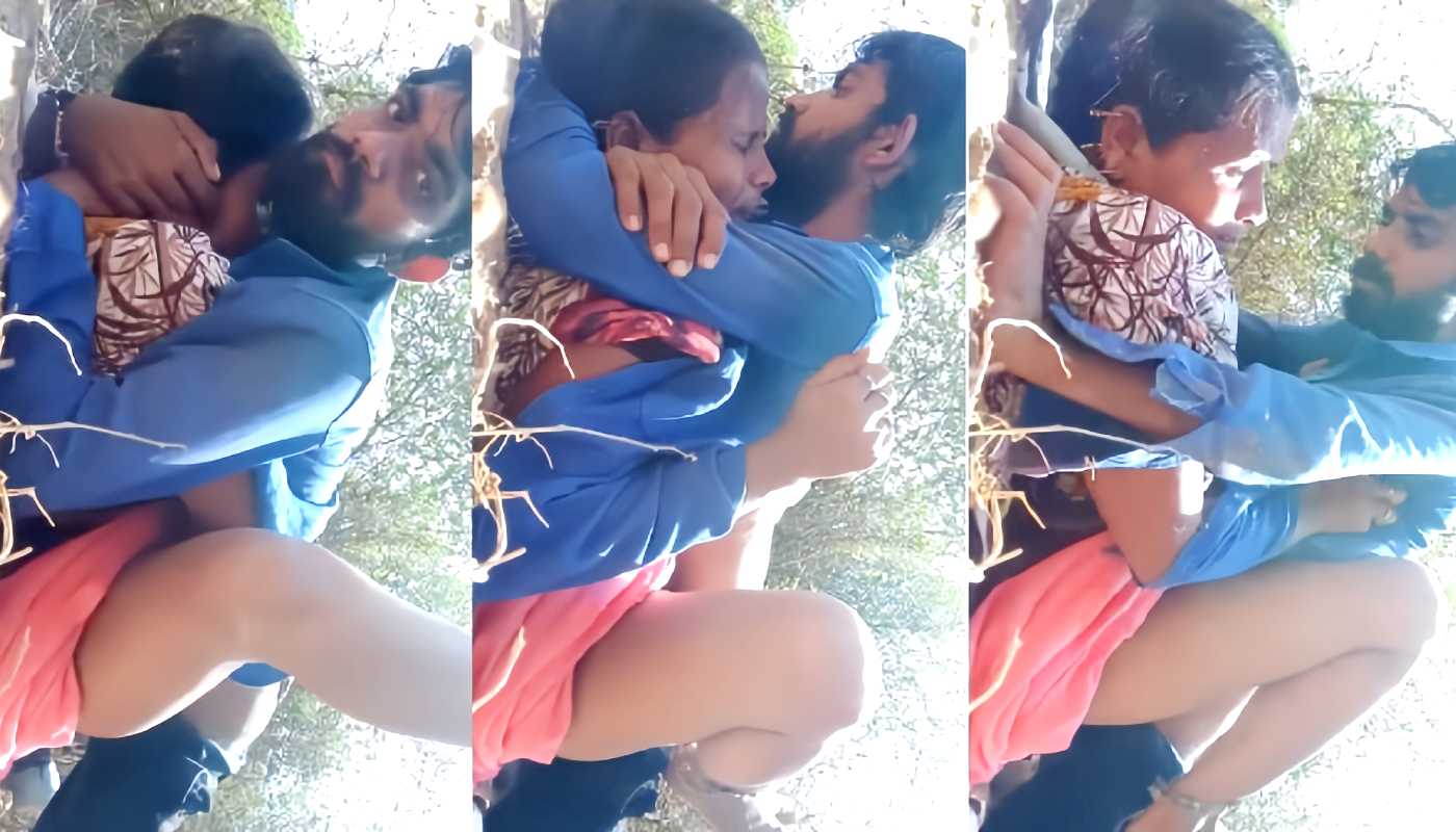 Village Horny Devar in Blue Shirt Jungle Fucking His Sexy Bhabhi Ji in Missionary Hard Outdoor Sex