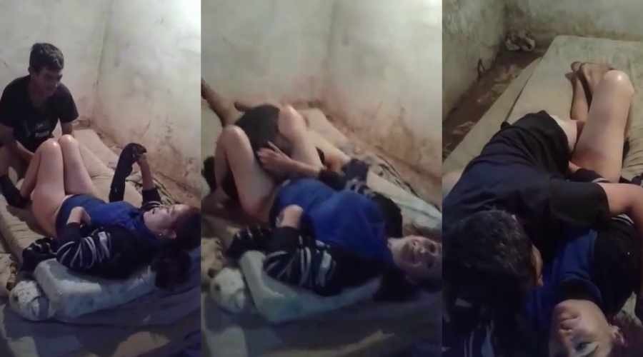 Pakistani Sexy Bhabhi In Blue Dress Pussy Lick and Fucked By Neighbour Boy