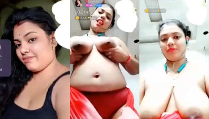 Chamet M!LF Lovely Maya Showing Her Big B00bs Live WIth Face