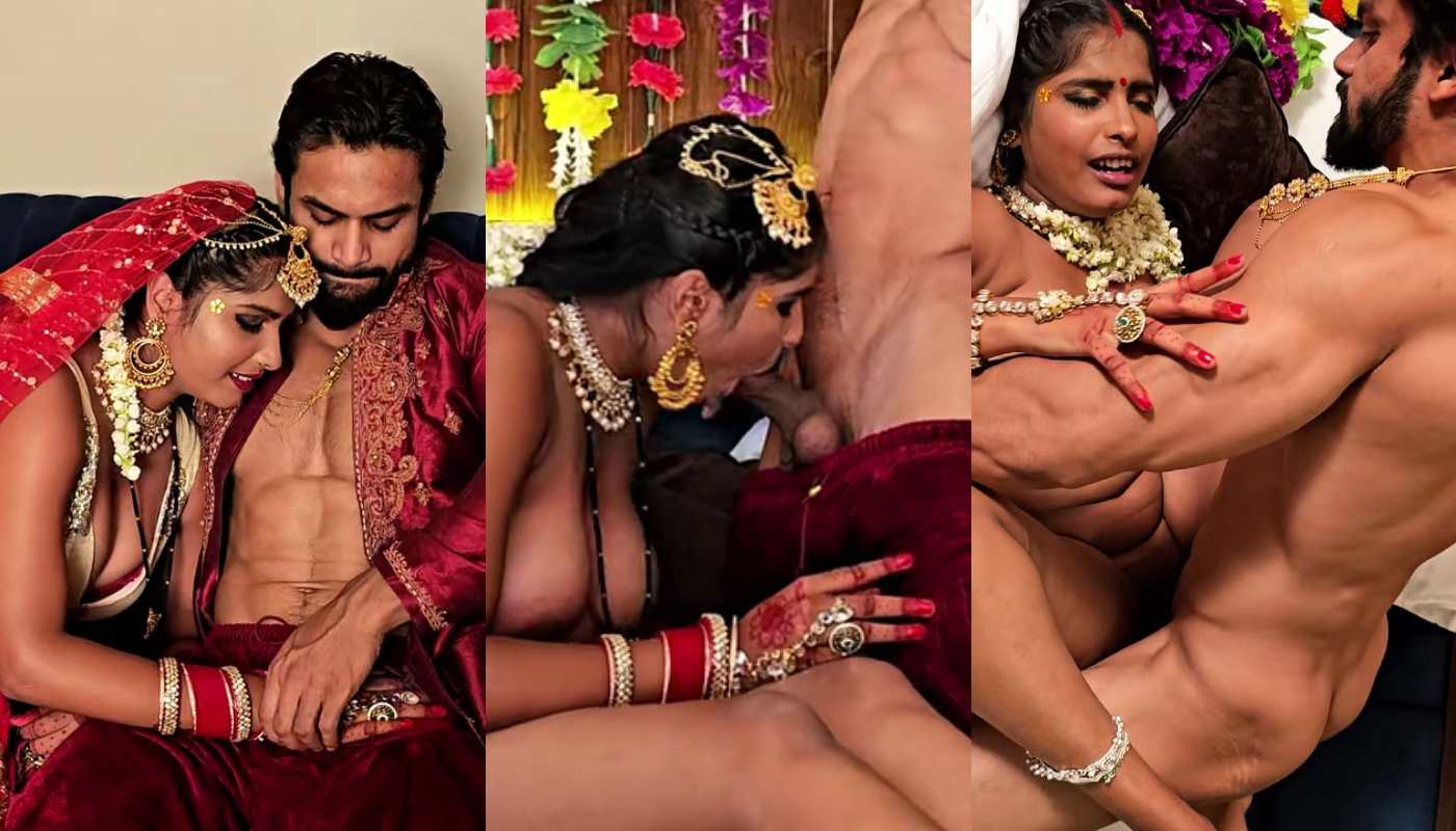 Hot Sexy Biwi Her First Night Jhatkedar Hardcore Chudai With her Handsome Husband Full Suhagrat MMS
