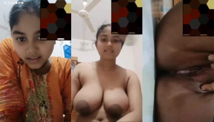 Innocent Bong Girl Mayabi Shikha Reveals Mega Tits and Pussy on Chamet