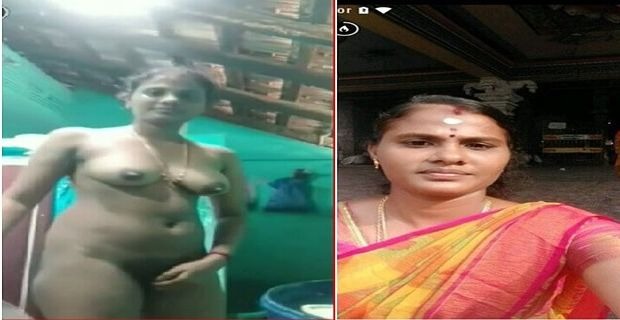 Big boobs Tamil aunty nude clip viral selfie