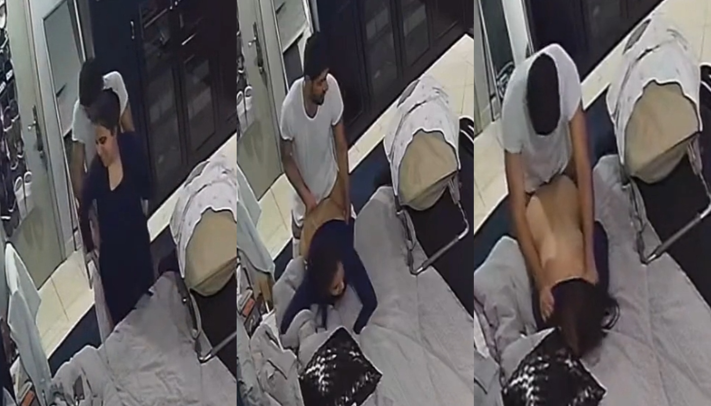 Desi Couple Hardcore Doggy Style Fucking in Hotel Bed Hidden Cam Recorded