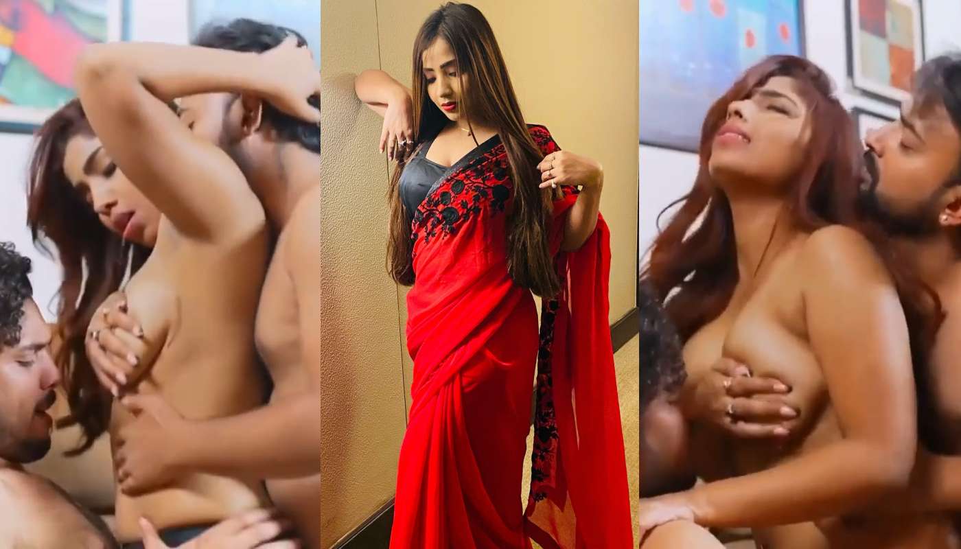 Cute Sexy Indian Model Aayushi Jaiswal Threesome Full Nude Sex