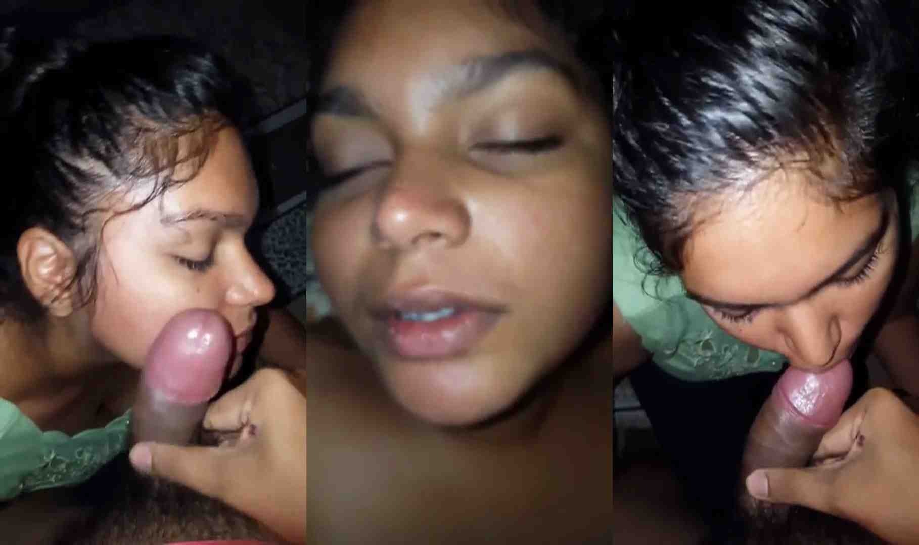 Desi BBW Cute Chubby Girl Giving Blowjob and Full Nude Hairy Pussy Fucking