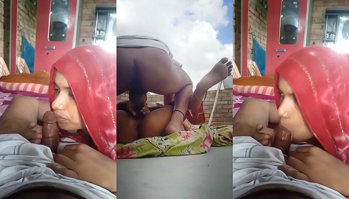 Rajasthani Village Wife Sucking Husband Cock & Outdoor Fucked By Hubby