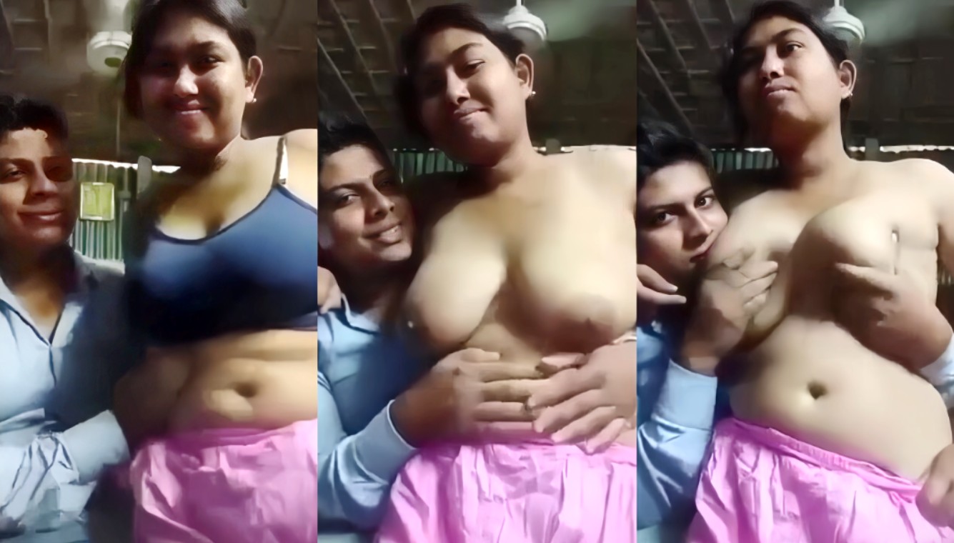 Horny Lover Enjoying Village Girlfriend Big Boob Pressing Desi Sex MMS
