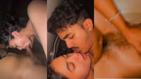 Slim Sexy Girlfriend Giving Blowjob Enjoy Fucking With Lover in Cowgirl & Missionary