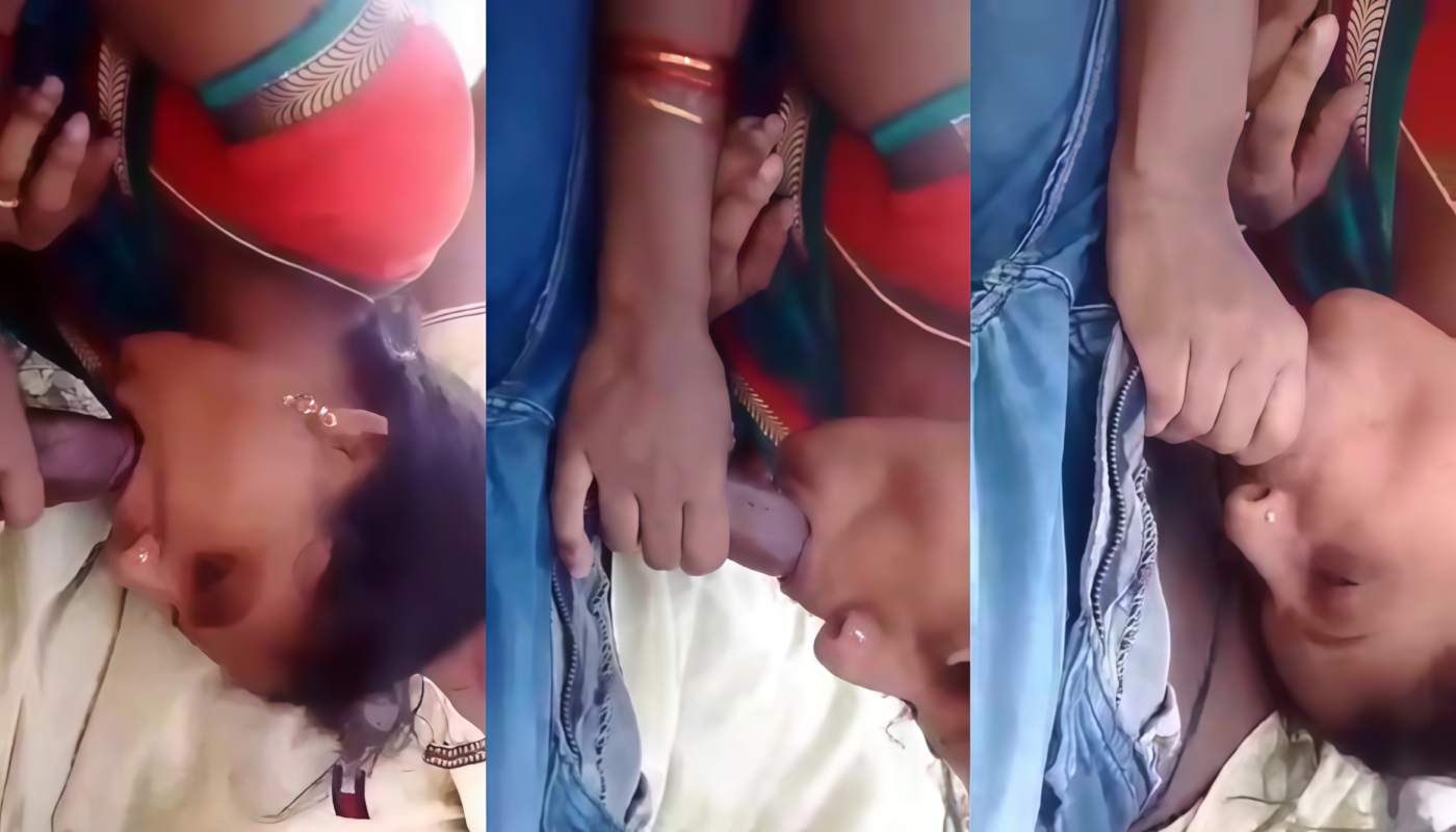 Desi Bhabhi Giving Blowjob to Her Lover Outdoor With Sea View