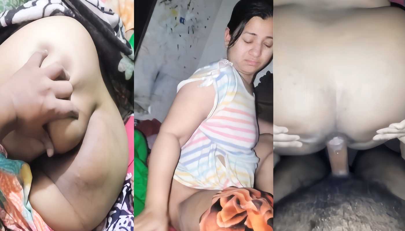 Sexy Chubby Girlfriend Big Ass Grab & Hardcore Anal Fucking