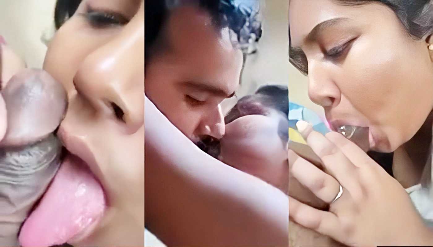 Horny Girlfriend in White Top Sucking Her Lover Cock and Fucking Clip