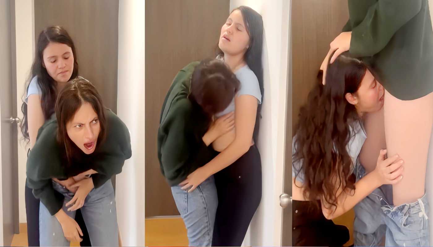 Horny Lesbian Friends Hostel Room Hot Romantic Sex & Hot Pussy Licking Lesbo Masaporn