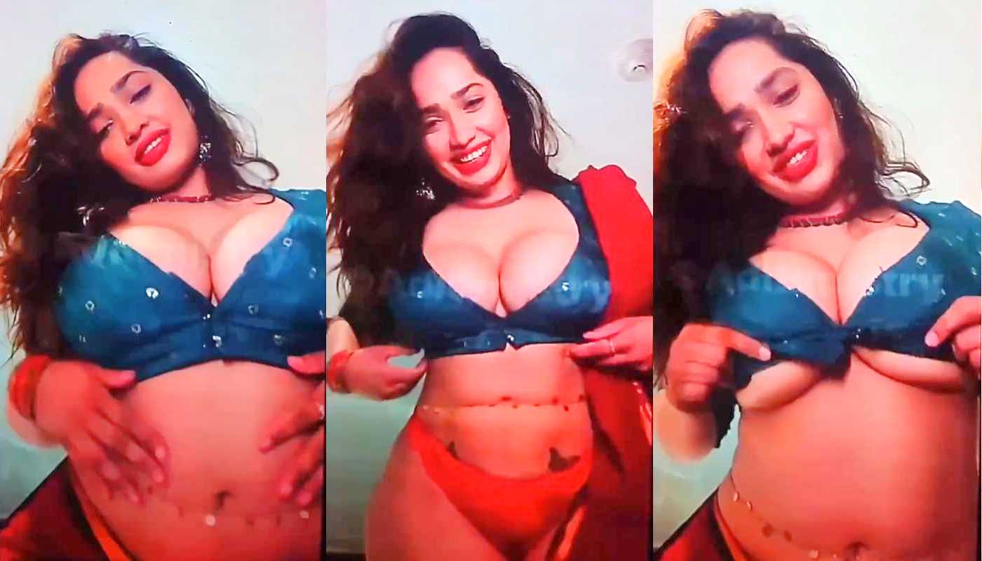 Sexy Model Aditi Mistry Hot Blouse Thong Combo Sexy Hot Nude Live in Saree Part 2