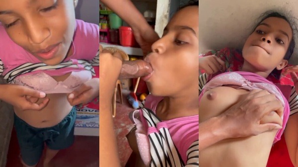 Odia Sister in Pink Top Giving Blowjob To Brother - Hot Brother Sister Sex