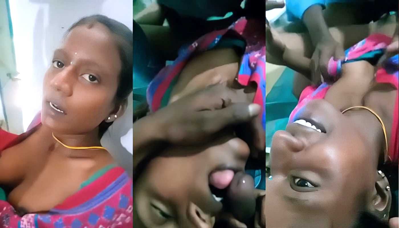 Mallu Slim Wife in Pink Dress Hard Boob Press Fucking & Blowjob Threesome Sex MMSmaza