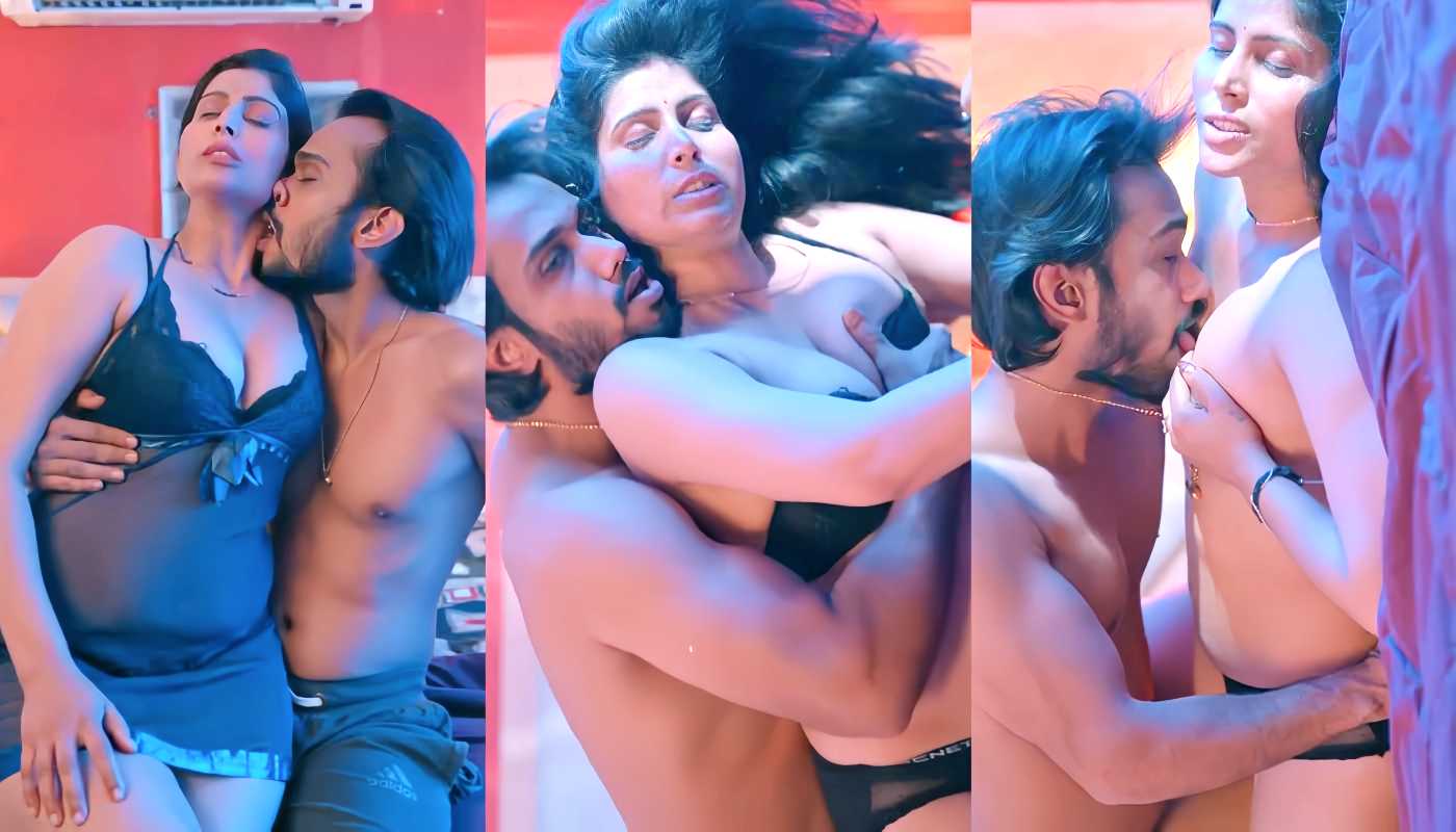 Desi Horny Husband Fucking His Sexy Wife in Black Bra Panty in Full Moon Night