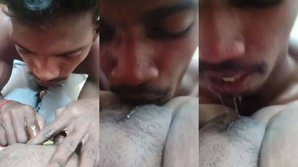 Horny Telugu Lover Splitting on Pussy Fingering and Pussy Licking Desi Sex