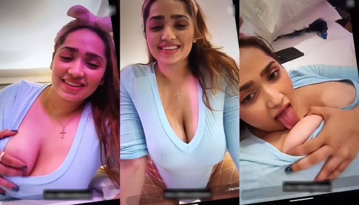 Aditi Mistry Showing Boobs Pussy Hot Ass In Blue Top Latest Live Part 4