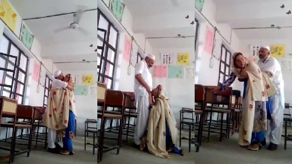 Muslim Class Teacher Dick Sucked By Student Mom in Classroom