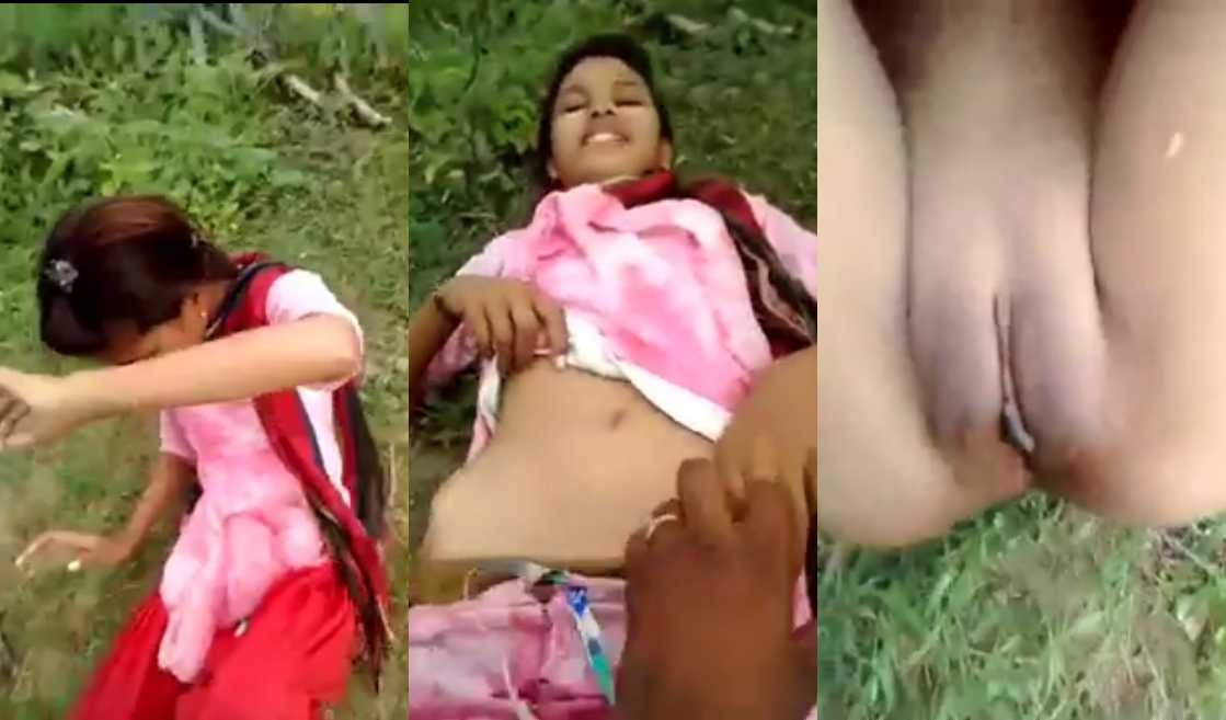 Cute Village Virgin Girl First Time Chikni Chut Fucked By lover in Jungle