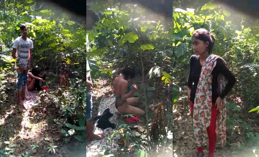 Desi Bengali Lover Jungle Sex Caught Sex MMS With Audio