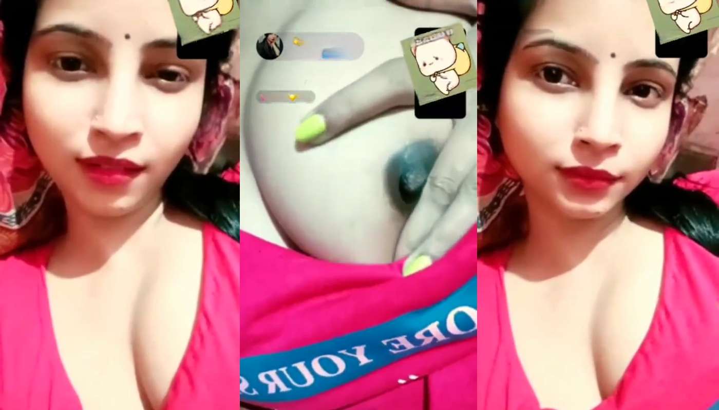 Sexy Sayraa Boob Flash on Chamet