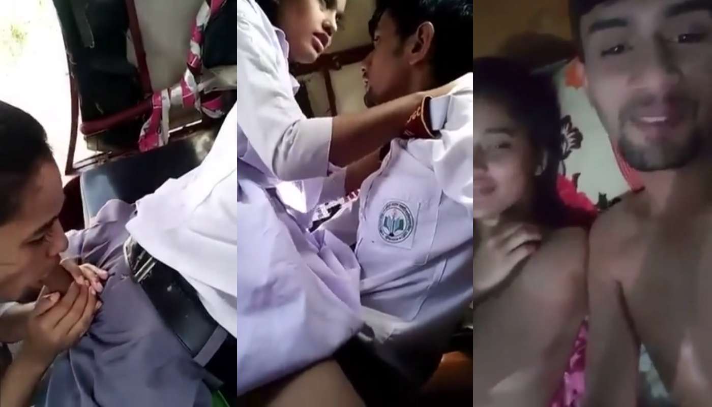 Bangladeshi School GF Giving Blowjob and Riding Lover Dick in Outdoor Toto