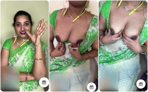 beautiful tango married women shows boobs in pravite vc