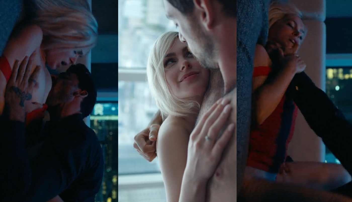 DeiBabe in Sexy Red Dress Hardcore Fucking Loud Maonig Movie Sex