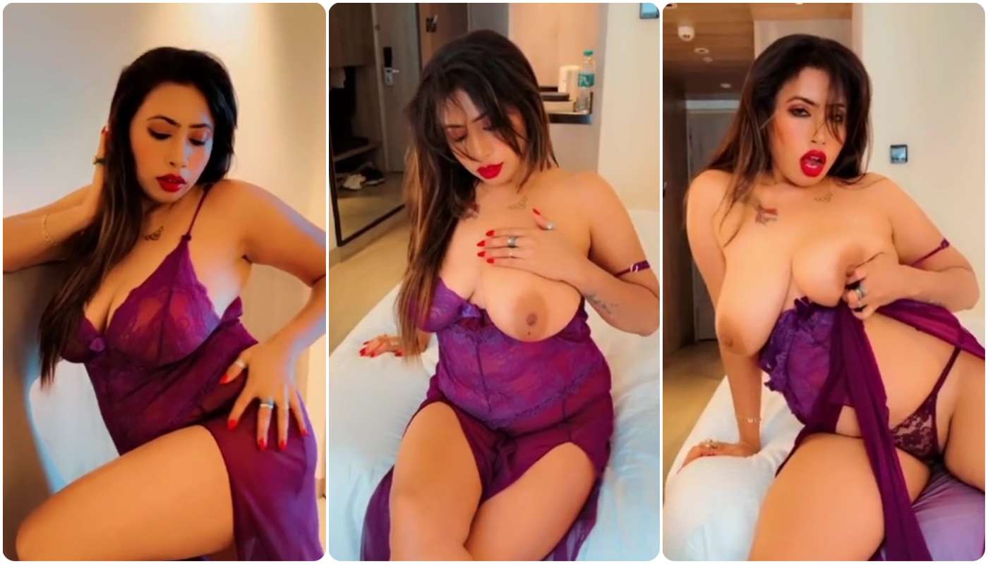 Bong Model Moumi Purple Negligee Strip App Content