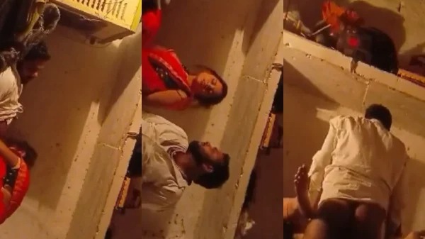 Desi Village randi in Lal Saree Fucking Hard