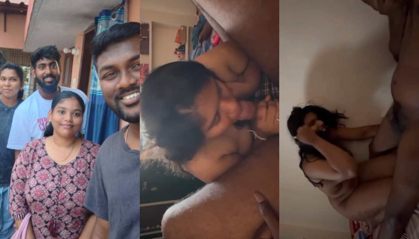 Horny Village Tamil Couple Wife Swap Hot Cock Sucking Tamil Blowjob Sex