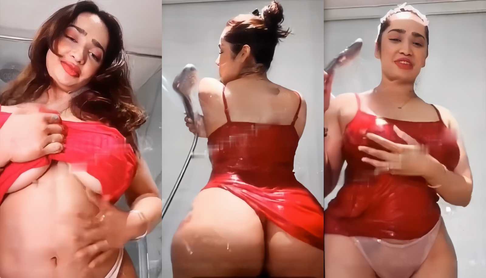Aditi Mistry Nude in Red Top Bra Panty Expose Sexy Nude Hot App Live Part 4