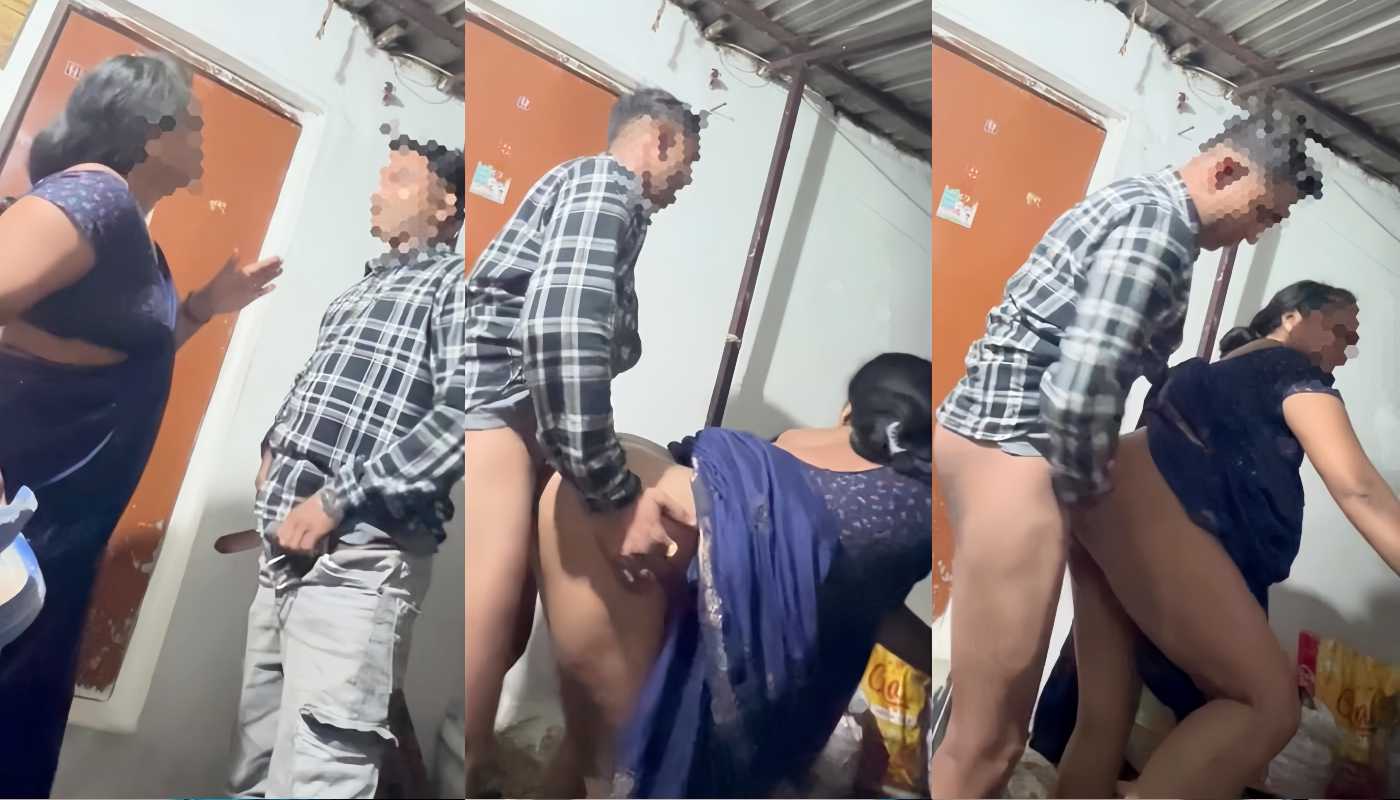 Village Horny Bhabhi in Blue Saree Fucked By Lover When her Husband Not At Home Desi No Face Desixclip