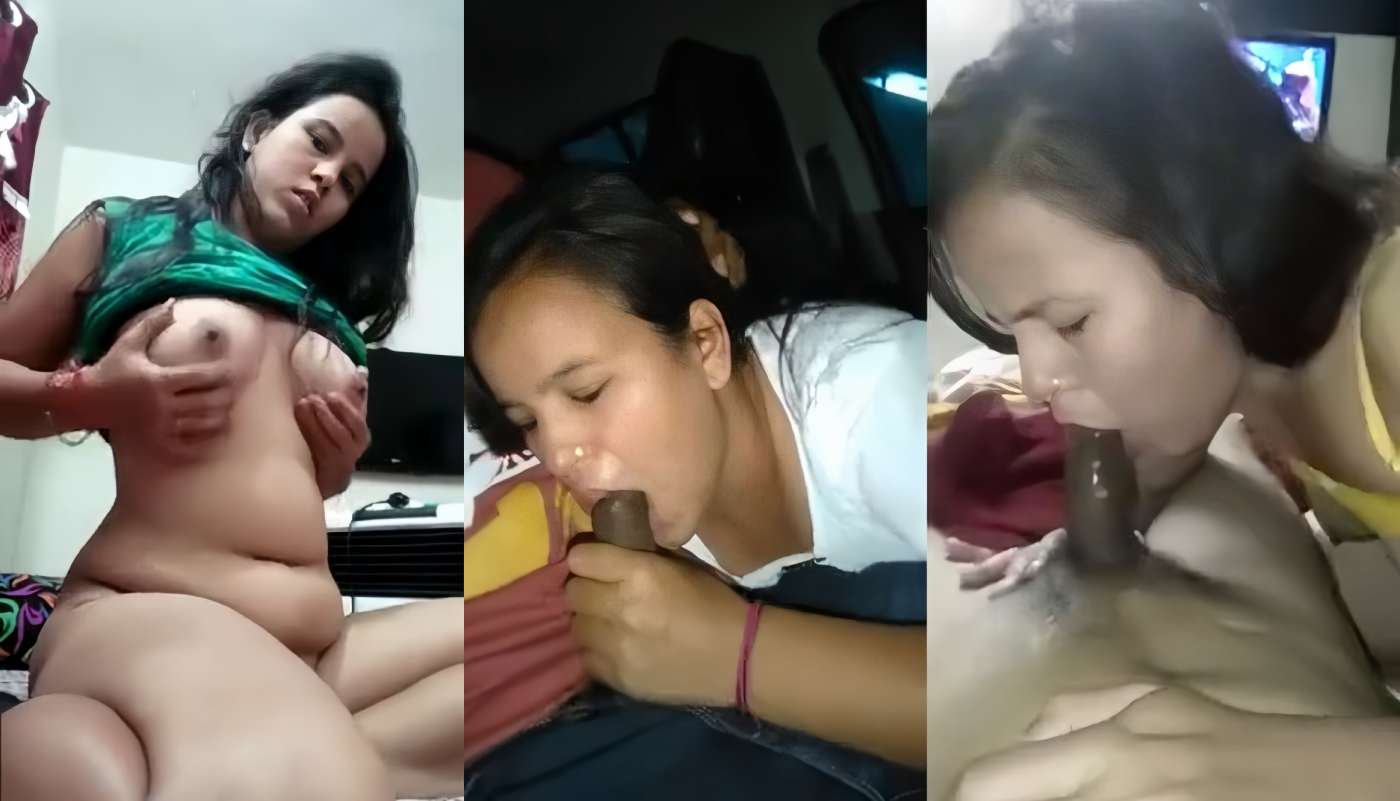 Sexy Horny Big Boobs GF Sucking Lover 6inch Dick in Car and Hotel or Nude Fingering Clips