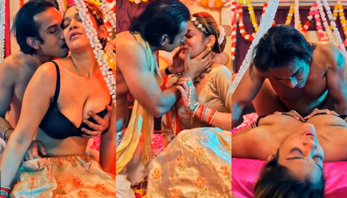 Desi Newly Married Couple Suhagrat Night Dirty Talk and Hard Fucking