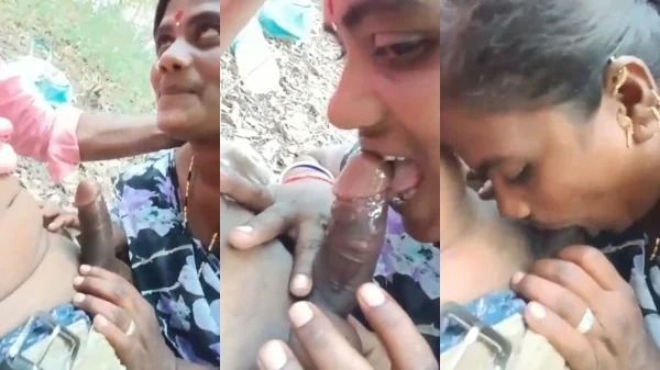 Desi Village Bhabhi Lover Black Lund Sucking in Jungle outdoor Sex