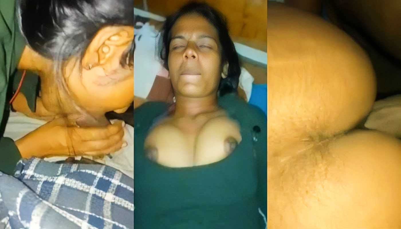 Hot Village Girlfriend in Green Dress Giving Blowjob Missionary & Doggy Style Fucking