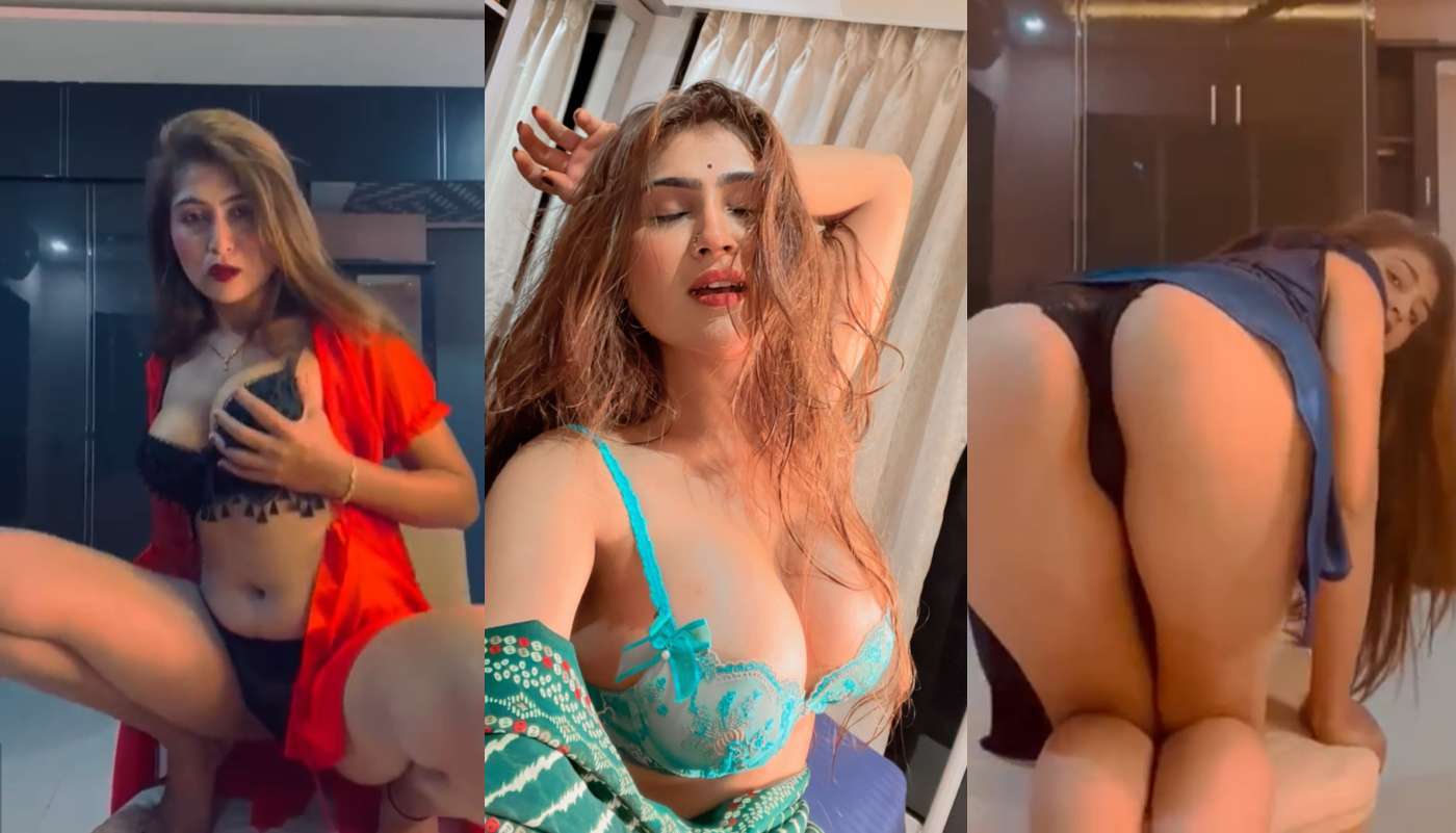 Hiral Radadiya Twerking Her Tight Ass in Thong Panties