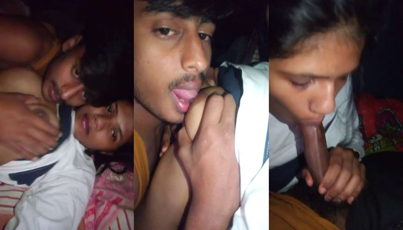 Bengali White Top Cute Girl Boob Sucking Handjob and Blowjob Sex MMS