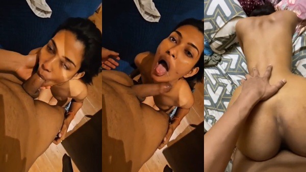 Slim Sexy Girlfriend Full Nude Mouth Fucking & Fucking From Behind