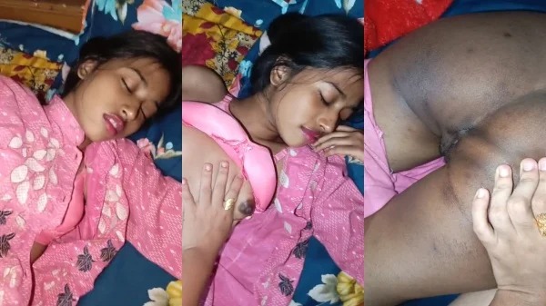 Horny Lesbian Village Girl Making Her Pink Top Cute Slim Girlfriend Nude