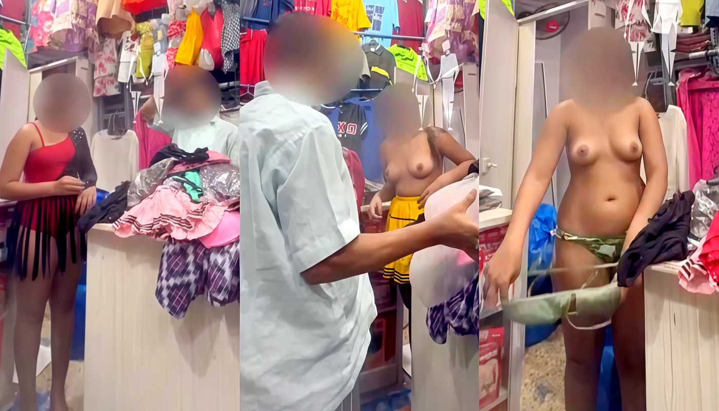 Hot Viral Girl Smriti Jain Shopping Dare 2.0 Changing Dress Full Nude In Front of Store Owner