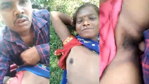 Desi Village Bhabhi in Blue Saree Missionary Fucked In DewsiWild