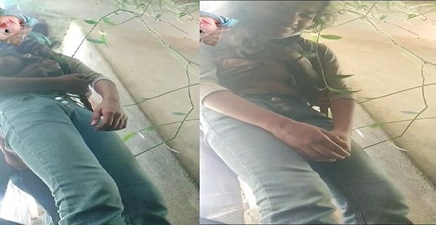 Indian couple outdoor boob press sex viral mms