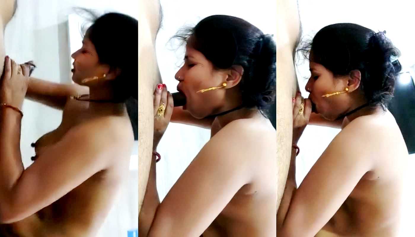 Desi Wife Sucking Husband Cock - Desi Blowjob Sex MMS