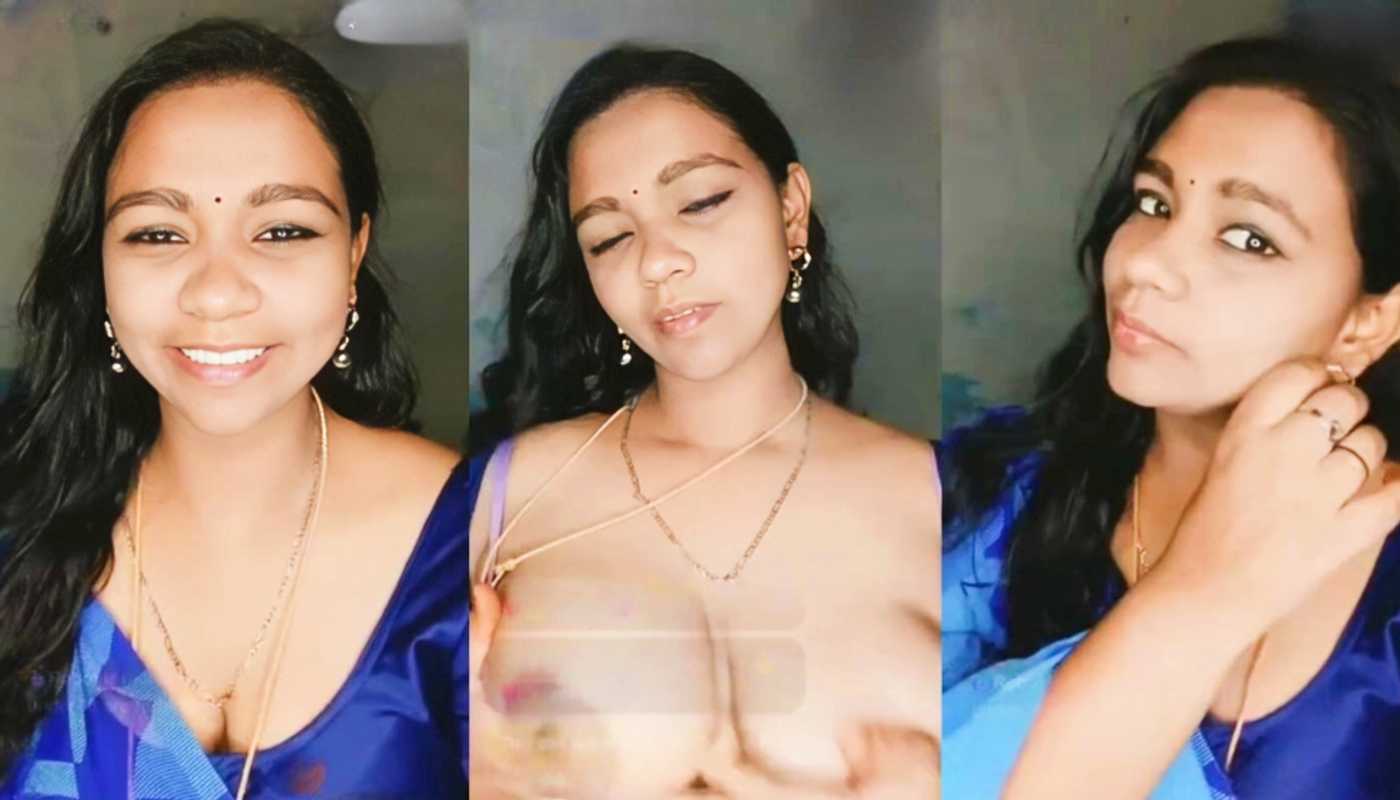 Telugu Aunty Latha Showing Her Big Boobs Chamet Live